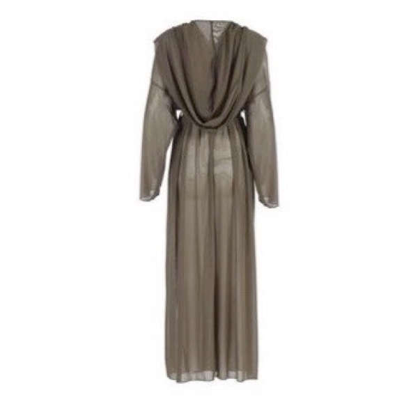 Laina Rauma Hooded Mesh Robe in Jungle - Picture 2 of 5